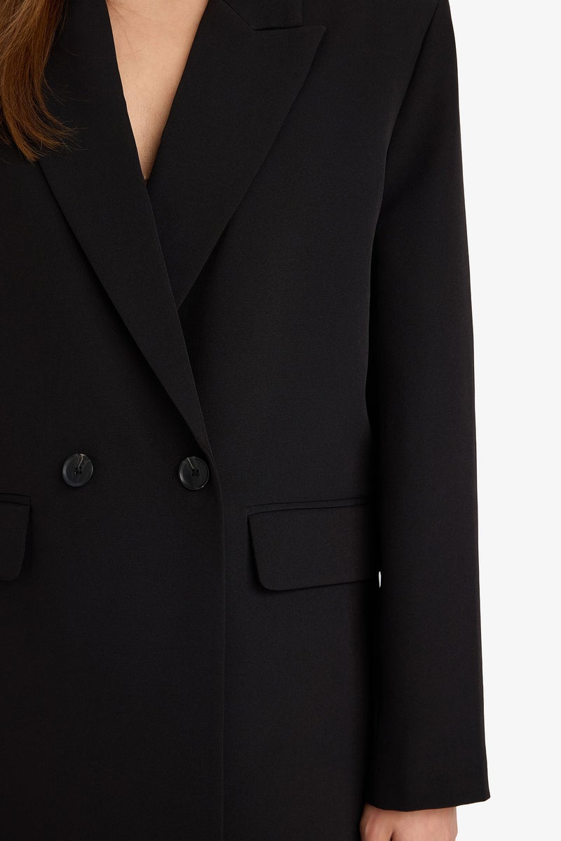 DeFacto Black Woman Oversize Fit Blazer Casual - Image 4